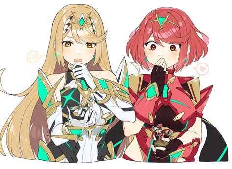 Mythra and Pyra (luminyu) : r/Xenoblade